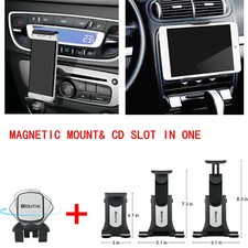 360  Rotating CD Slot Air Vent Car Phone Mount Extendable Clamp for 3.5-10.5''