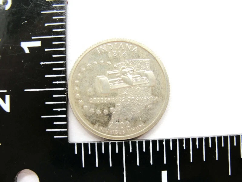 2002 Indiana 90% Silver State Quarter Coin - Image 2 of 2