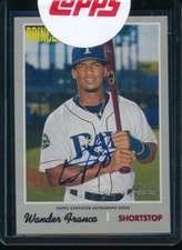 WANDER FRANCO AUTO 2019 Topps Heritage Real One Autograph Rookie Card RC SEALED
