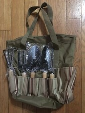 Gardener - Garden Tools Organizer Storage - Green Heavy Duty Tote - New
