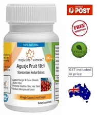 Aguaje Fruit 10:1 Extract Capsules - 500mg - AU Stock