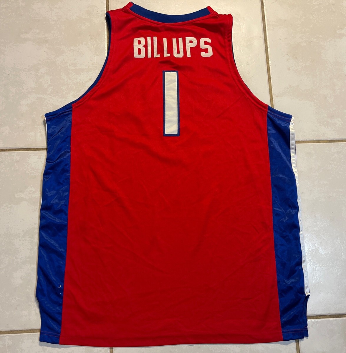 Vintage REEBOK Detroit Pistons Chauncey Billups NBA Jersey Men's