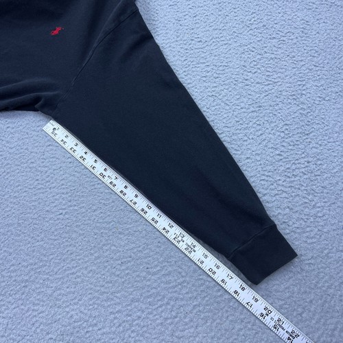 Polo Ralph Lauren Polo Shirt Long Sleeve Henley Men's 2XLT Tall Black - Picture 7 of 11