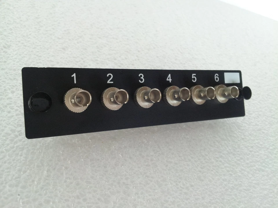 ORTRONICS OR-OFP-STSO6NC / 6-ST single mode adapters w/ceramic alignment sleeves - Image 2 of 3