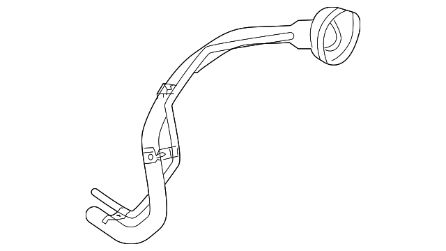 Genuine Nissan Fuel Filler Tube 17221-7S200 OEM Replacement Part