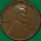 1909 Lincoln Wheat Cent Choice Extremely Fine XF+ Coin #39520