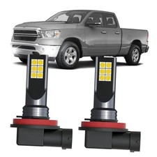 Ram LED Fog Lights Fits for 2019-2022 Dodge Ram 1500 2500 3500, 300% 