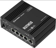 Teltonika RUTM50 5G Industrial Cellular Router Dual Sim Failover Gigabit...