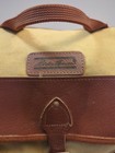 Vtg Eddie Bauer Leather Canvas Messenger Bag Carry On Weekender Travel Duffle — photo 3
