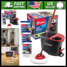 O-Cedar EasyWring Microfiber Spin Mop & Bucke...