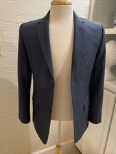 Joseph Feiss Boys Blazer Suit Jacket Blue Youth Boys Size 18 Polyester Rayon