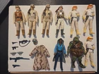 1980’s Vintage Star Wars Figure Lot, Hoth, Lando, Luke, Rebel, extra parts