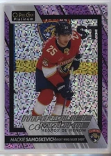 2023-24 O-Pee-Chee Platinum Violet Pixels /299 Mackie Samoskevich #269 Rookie RC