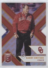 2018 Panini Elite Draft Picks Status Orange Die-Cut Barry Switzer #9 02b3