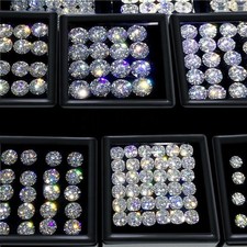 GRA Certified Loose Moissanite Stones D VVS1 All Sizes
