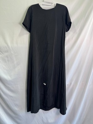 HATCH Black Jamie Maternity Dress Size M with Light Fabric Wear