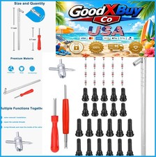 Tire Valve Stem Puller Installer Tool Kit 35 Piece Tr412 Tr413 Tr414 Rubber Tire Valve Stem Puller Installer Tool Kit 35 Piece Tr412 Tr413 Tr414 Rubber