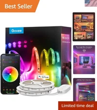 100ft RGBIC LED Strip Lights with WiFi & Voice Control