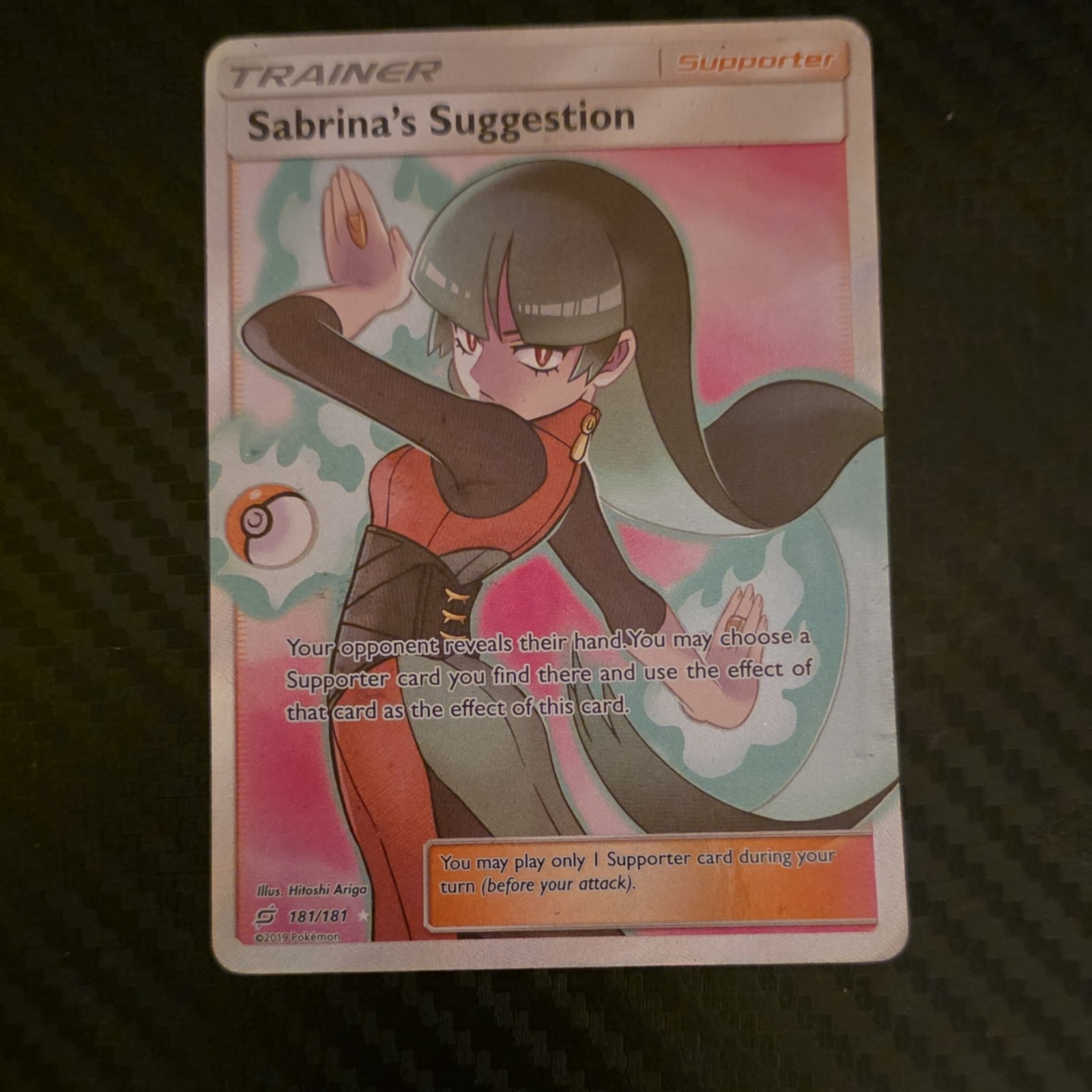 Sabrina's Suggestion Trainer Full Art Holo Ultra Rare 181/181  PICK UP ONLY