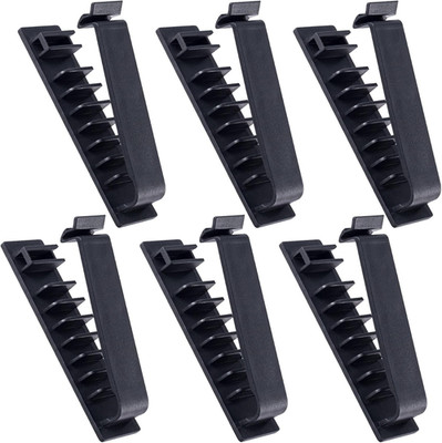 6Pcs Cable Organizer Clips, Self-Adhesive Cord Management Holder, Charger Wire O