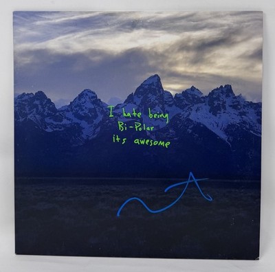 Kanye West Ye Signed Autograph Vinyl Record Album LP 2018 Yeezy