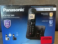 Panasonic KX-TGC260 Digital Cordless Phone Answering System Call Block(c1)