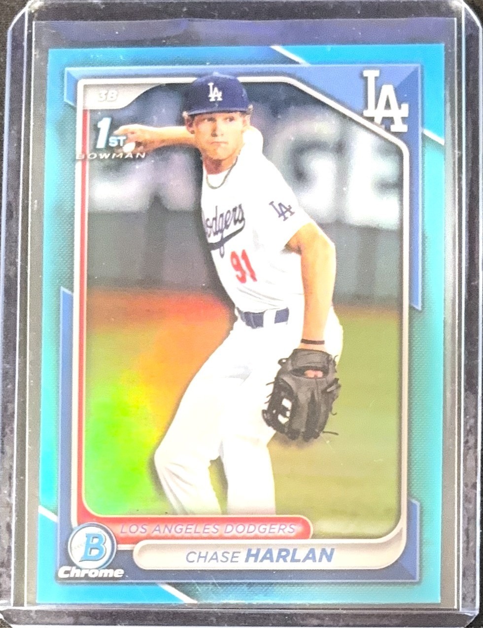 2024 Bowman Draft Chrome 1st Chase Harlan #BDC-96 Sky Blue (RC)