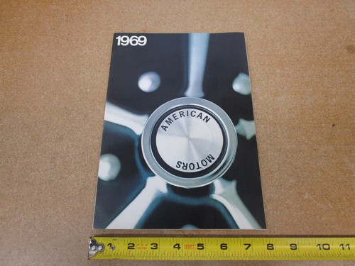 1969 AMC Rebel Javelin AMX sales brochure 24pg ORIGINAL Ambassador Rambler