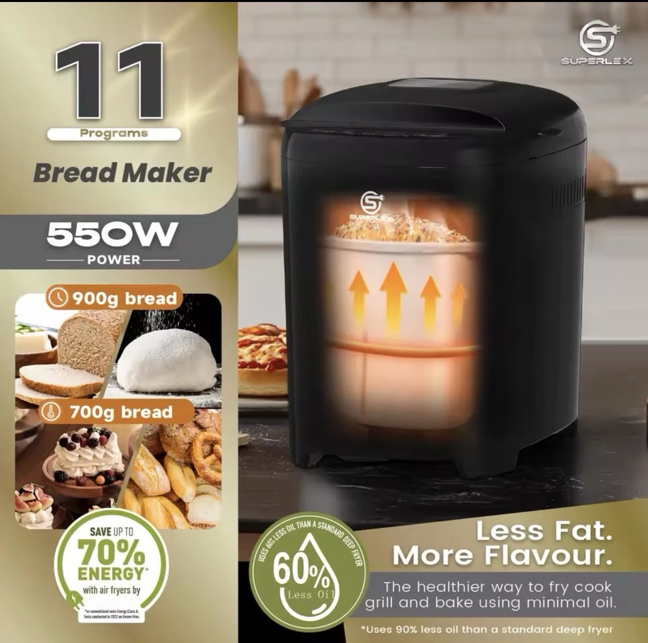 Digital Bread Maker Machine
Opens in a new window or tab