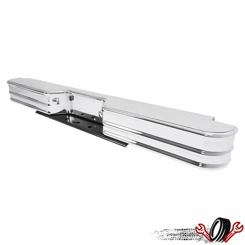 Chrome Steel Diamondstep Universal Rear Step Bumper Assembly For Silverado 1500