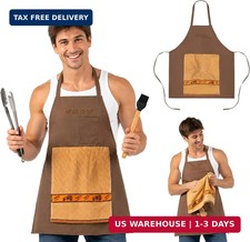 Funny Aprons for Men, Head Chef Prank Apron, Hidden Surprise Gifts