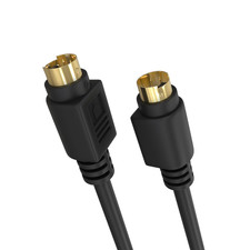 - S-Video Cable Gold-Plated SVHS 4-PIN Svideo Cord - 3 Feet