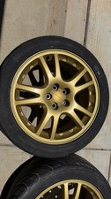 Jdm Subaru Wrx Sti Version 7 Gold Enkei 5x100 Wheels Brembo Clearance 17x7.5 53