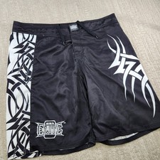 Vintage MMA Elite Board Shorts Men XL Fighting Trunks Tribal Y2K Surf Ufc