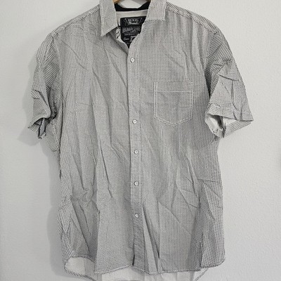 Broken Threads Men's Short Sleeve Causal Button Up Size XL