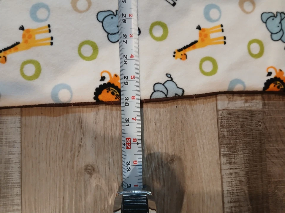 Manta para animales de guardería de la selva originales para dormir 40x30 Foto 3 de 4