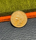 (#102323) Indian Head Cent:  1880  AU++   great luster.   (see video!)