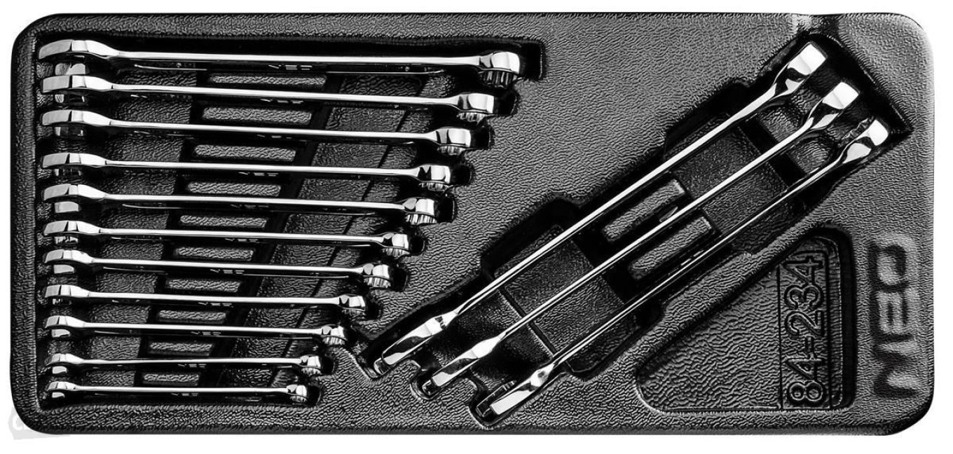 Neo Tools Insert Clés Mixtes - 14 Pièces - Image 2