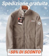 Norwegische Fleecejacke Unisex Winter Warm mit Kapuze Casual