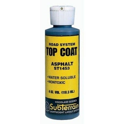 Woodland Scenics ST1453 N/HO Asphalt Paving 4 oz Bottle Train Scenery