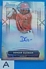 DENZER GUZMAN 2022 Bowman Sterling Refractor Auto /150 PA-DG Rookie