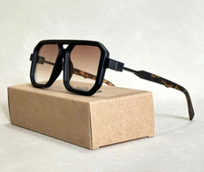 Sunglasses Vintage Fashion Sun Protection Square Retro Flair Trendy Men Women