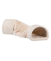 Weicher PlüSchtunnel 27X21X80Cm Beige FüR Kaninchen Und Nager Trixie