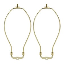 10 Inch Lamp Harp, 2 Pack Heavy Duty Lamp Shade Holder Adapter Harp Bracket H...