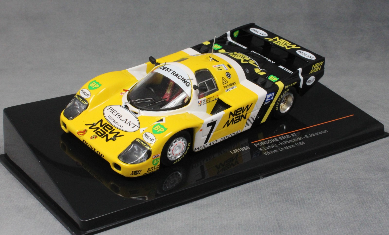 IXO Porsche 956B Joest Le Mans Win 1984 Ludwig, Pescarolo, Johansson LM1984 1/43