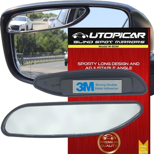 Utopicar Blindspot Mirror Model: W-BSM Adjustable Aesthetic Sports Car Accessory
