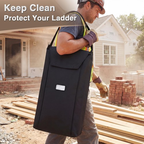 Telescoping Ladder Carry Bag for 12.5ft Aluminum Extension Ladders 35" x 20" ... - Picture 5 of 6