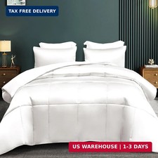 3-Piece Reversible Silky Soft King Size Comforter Bedding Set, Luxurious Satin C