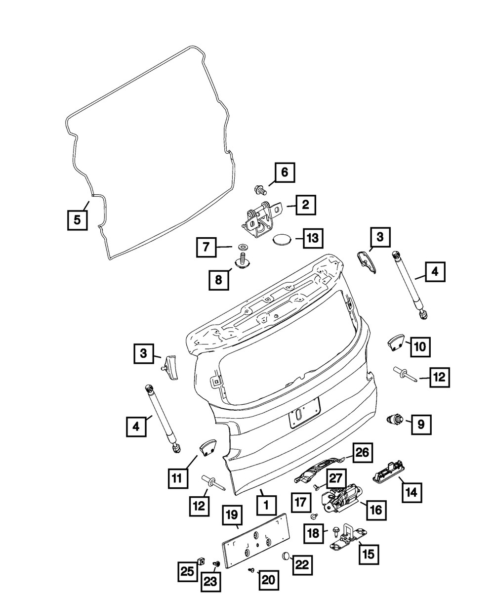 Placa de matrícula del parachoques trasero para Ram ProMaster 3500 2014-2025 (N/P 68073904AA)