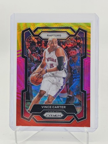 VINCE CARTER 2023-24 PANINI PRIZM BASKETBALL MULTI WAVE /88 #195 RAPTORS Q3464